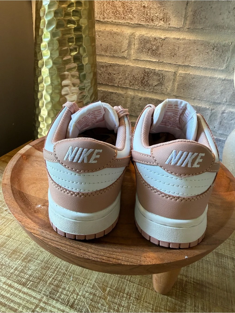 Nike Dunk Low Retro Pink/White Sneakers size 5.5 Women